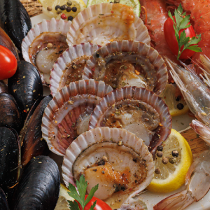 Cazuelas de mariscos